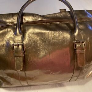 Lancome Shimmering Gold Satchel